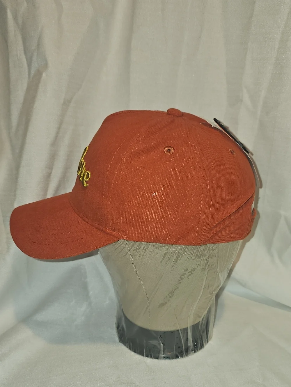 Wonder Nation Kids OSFM 'Explore' Corduroy Baseball Cap Hat Orange Spice New